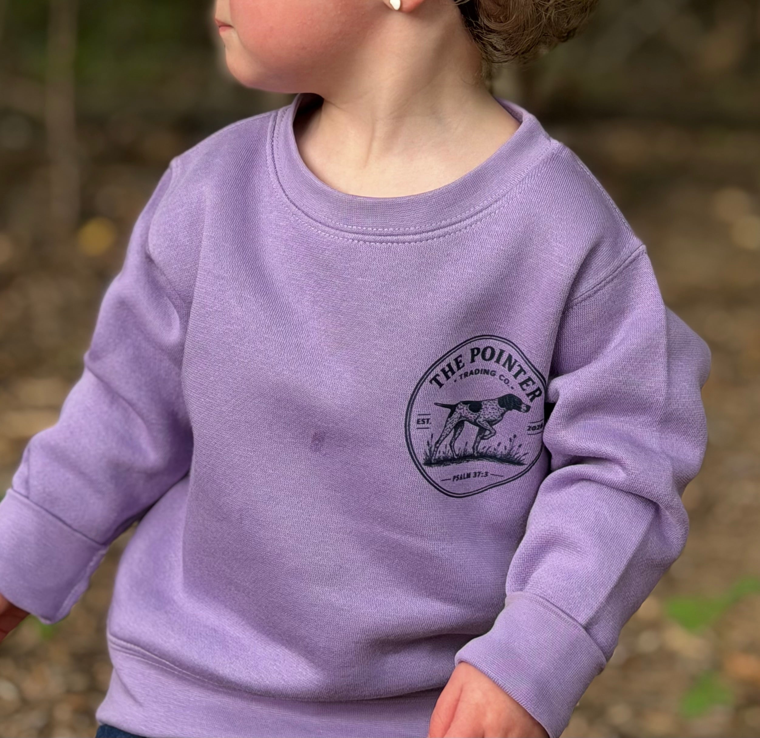 PREORDER | Puppy Treats & Halloween Sweets Girls Crewneck | Purple