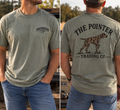 The Camo Pointer Gildan® Tee | Heather Military Green 🤎🐾