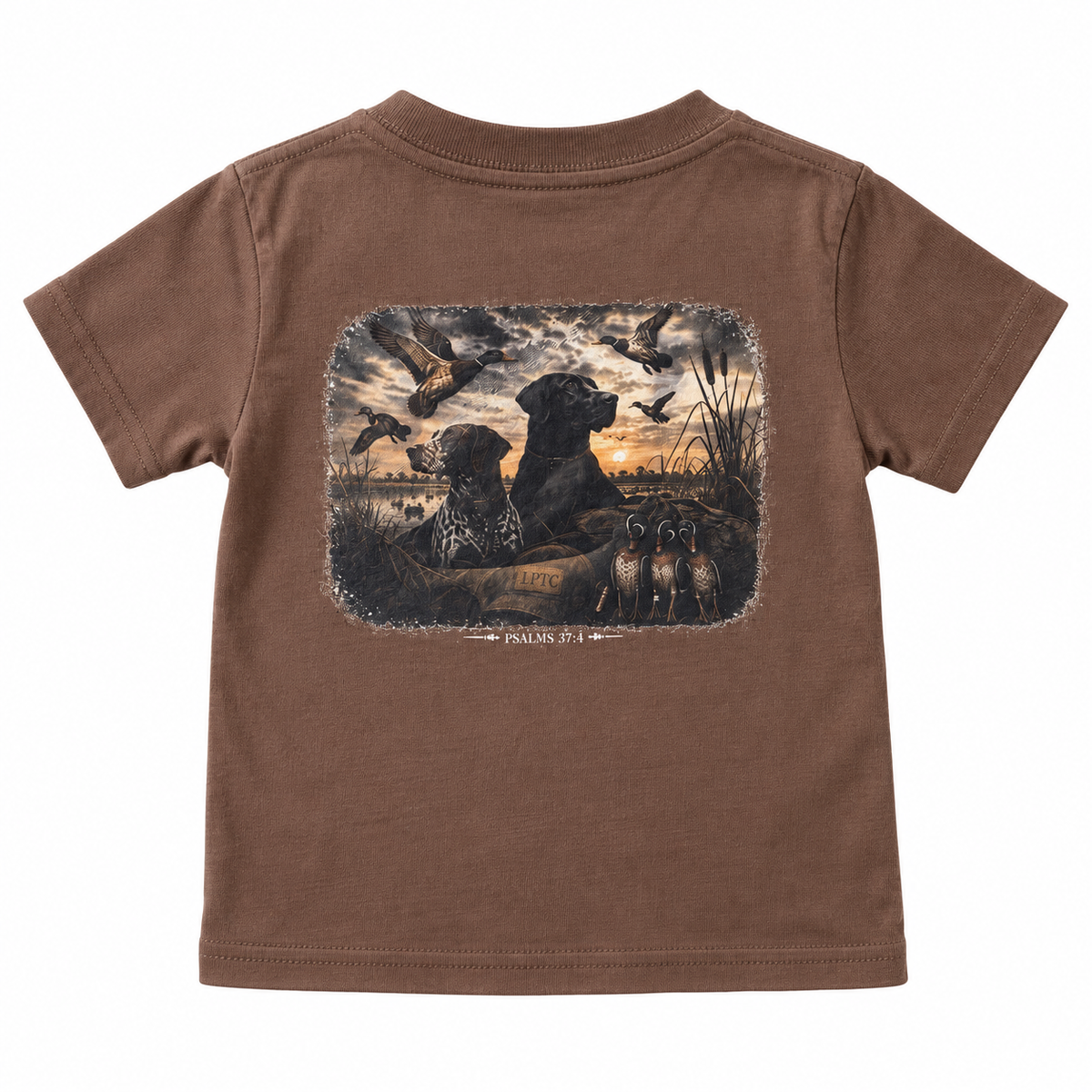 Little Duck Dog Days Tee | Brown